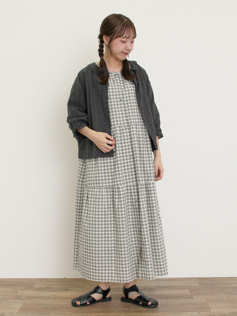 Samansa Mos2「オーバーレースちび襟ジャケット」|その他|