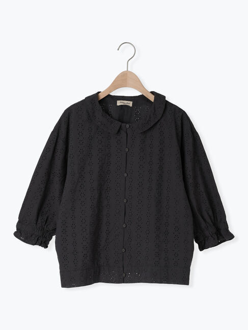 Samansa Mos2「オーバーレースちび襟ジャケット」|その他|