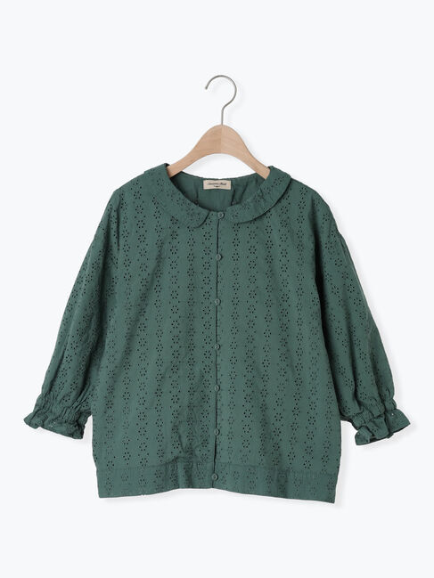 Samansa Mos2「オーバーレースちび襟ジャケット」|その他|