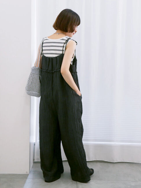 Samansa Mos2 blue「◎アソートリブタンク」|Tシャツ・カットソー|