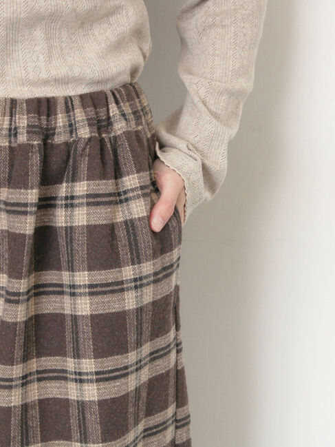 Samansa Mos2「【帯電防止裏地】ヘリンボーンバルーンパンツ《M/Lサイズ》」|その他|