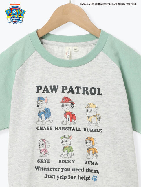 Samansa Mos2 Lagom「【パウ・パトロール】配色ラグランTシャツ」|Tシャツ・カットソー|