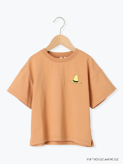 Samansa Mos2 Lagom「【おさるのジョージ】バックプリントTシャツ」|Tシャツ・カットソー|オレンジ