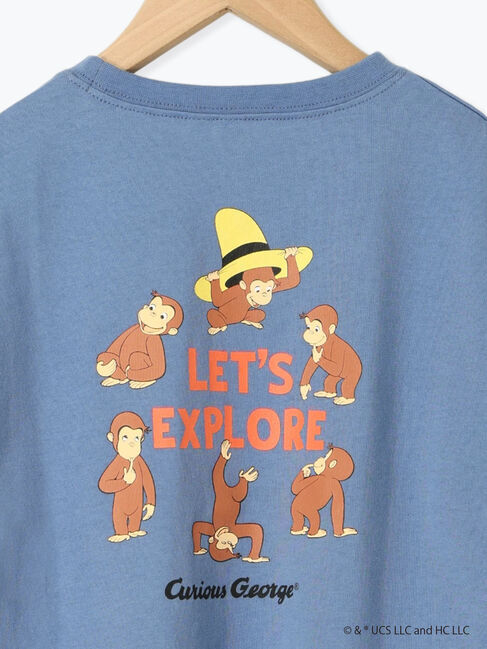 Samansa Mos2 Lagom「【おさるのジョージ】バックプリントTシャツ」|Tシャツ・カットソー|