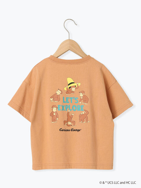 Samansa Mos2 Lagom「【おさるのジョージ】バックプリントTシャツ」|Tシャツ・カットソー|