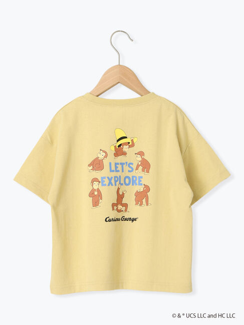Samansa Mos2 Lagom「【おさるのジョージ】バックプリントTシャツ」|Tシャツ・カットソー|