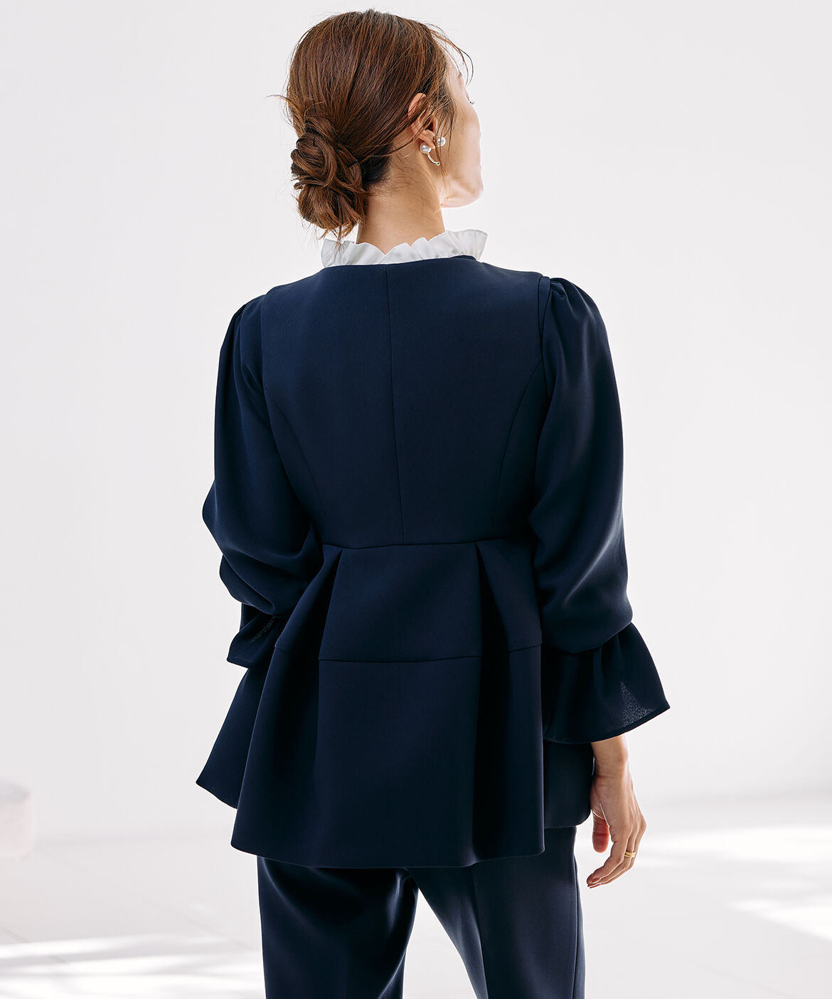 Maglie le cassetto「《M Maglie le cassetto&times;吉田理紗》今っぽ上品ジレ」|ダウンベスト・ベスト|