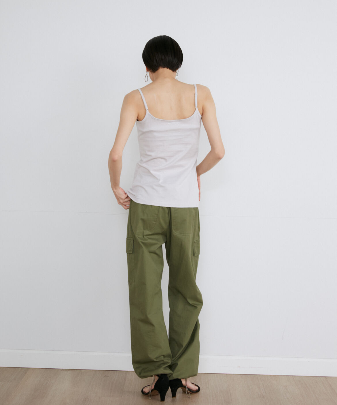 INED「《大きいサイズ》キャミソール《スビン綿MIX天竺/A-GIRL&rsquo;S 》」|キャミソール|