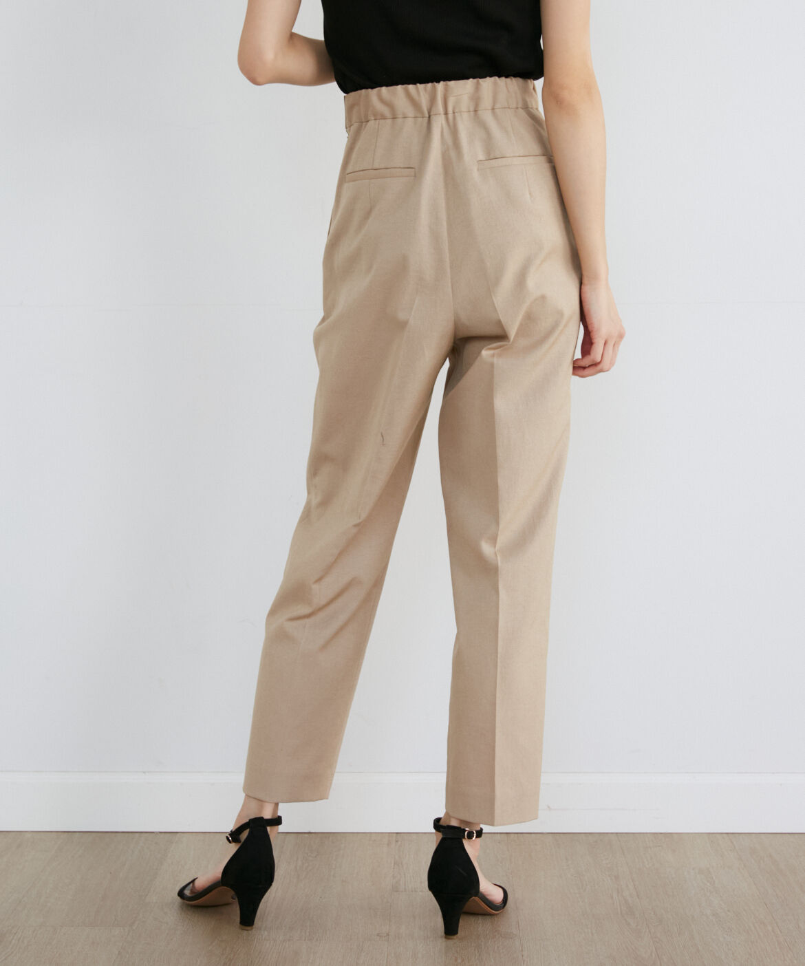 INED「綿麻オックスタックテーパードパンツ」|その他|
