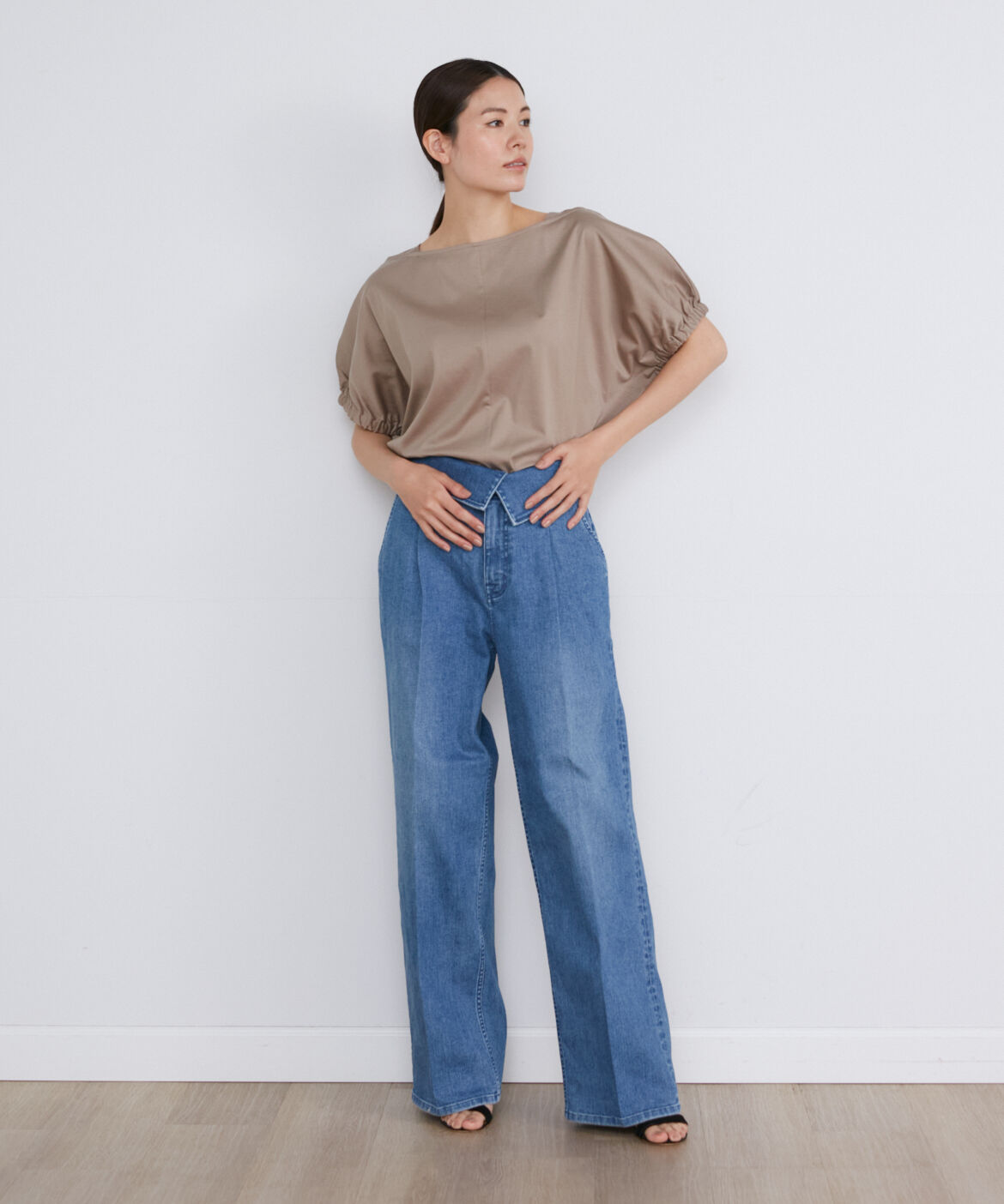 INED「ボートネックドルマンカットソー」|Tシャツ・カットソー|