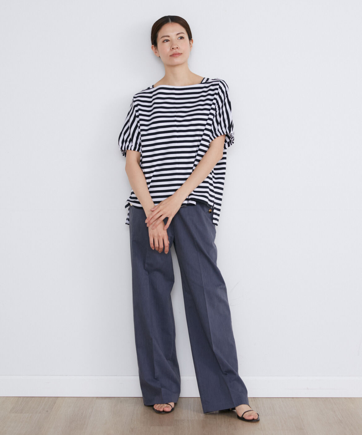 INED「ボートネックドルマンカットソー」|Tシャツ・カットソー|