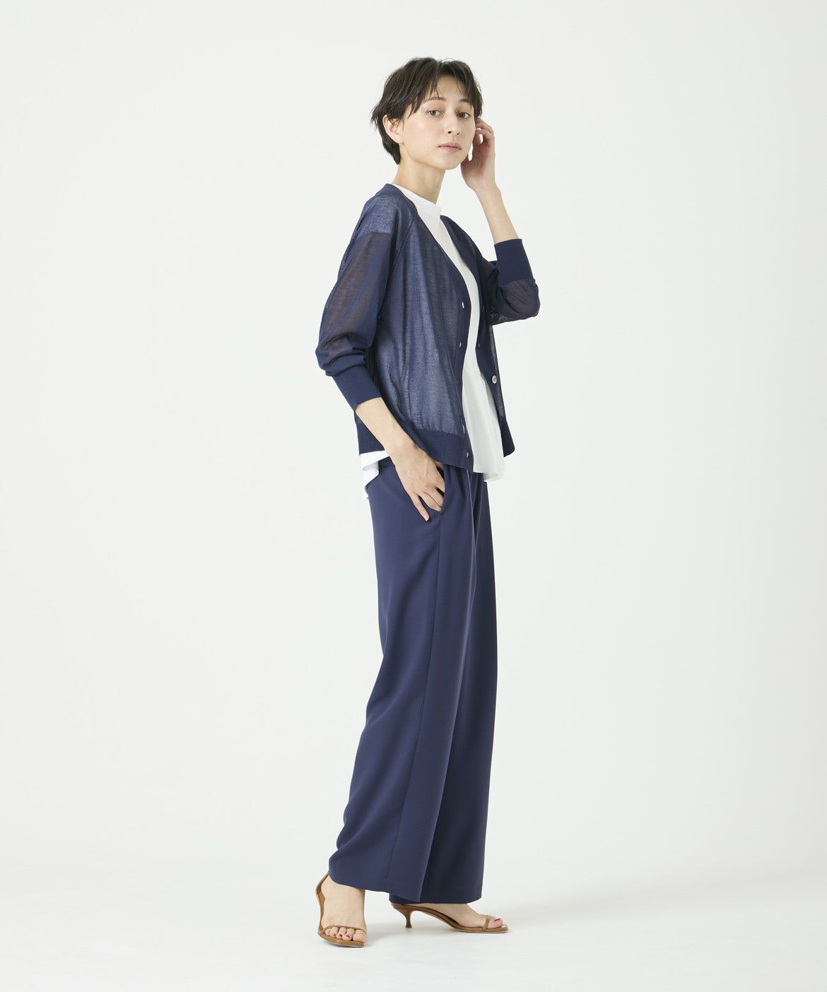 I.T.'S international「シアーカーディガン」|カーディガン|