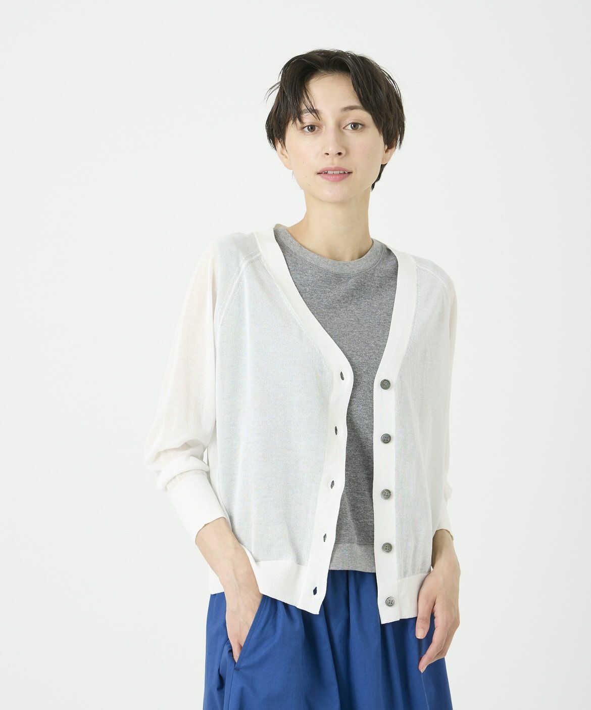 I.T.'S international「シアーカーディガン」|カーディガン|