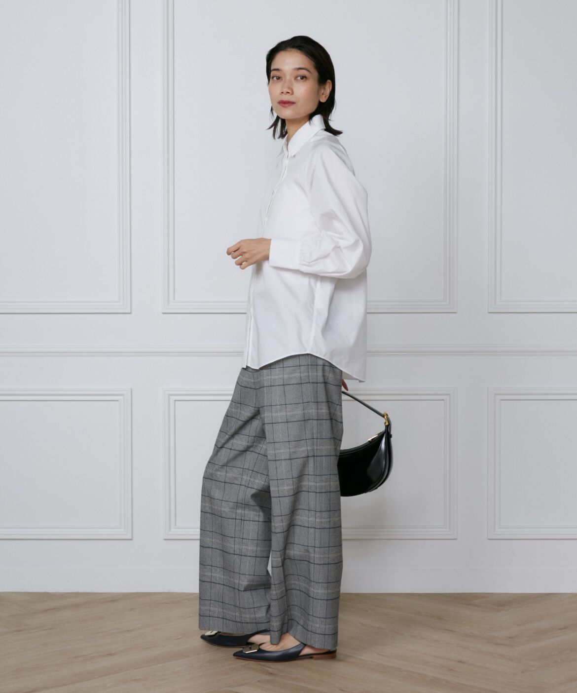 INED「ハンマースリーブブラウス」|シャツ・ブラウス|