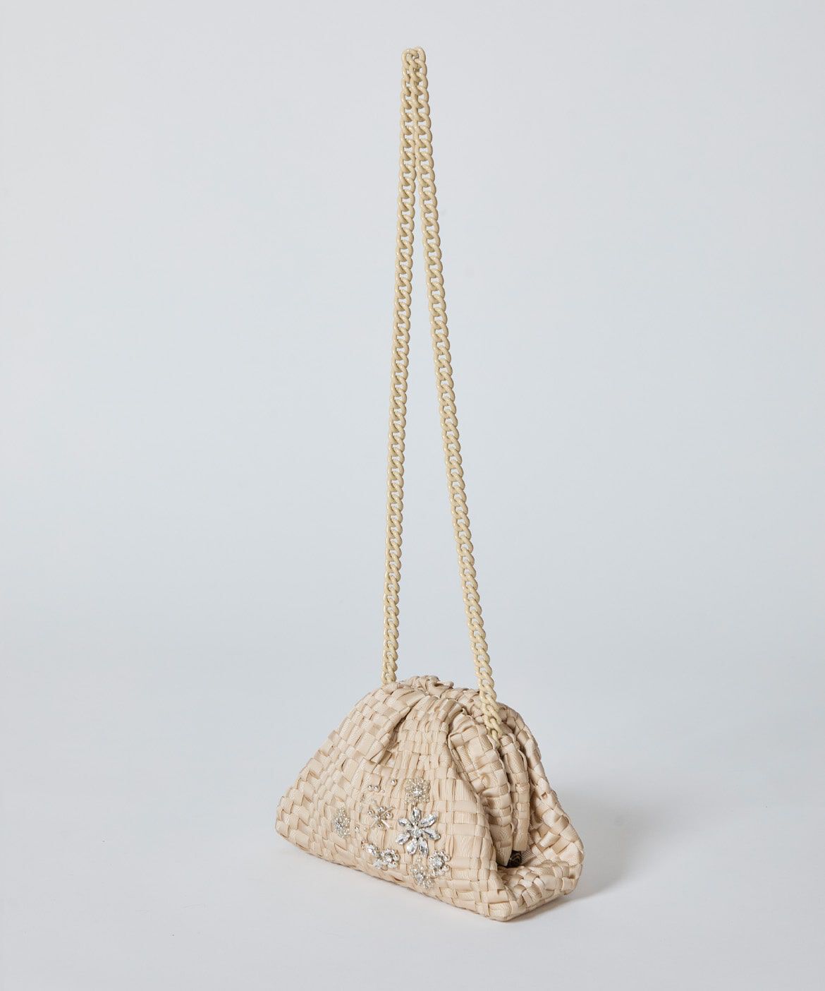 Maglie le cassetto「スワロフスキーフラワークラッチバッグ《Maria La Rosa》」|クラッチバッグ|