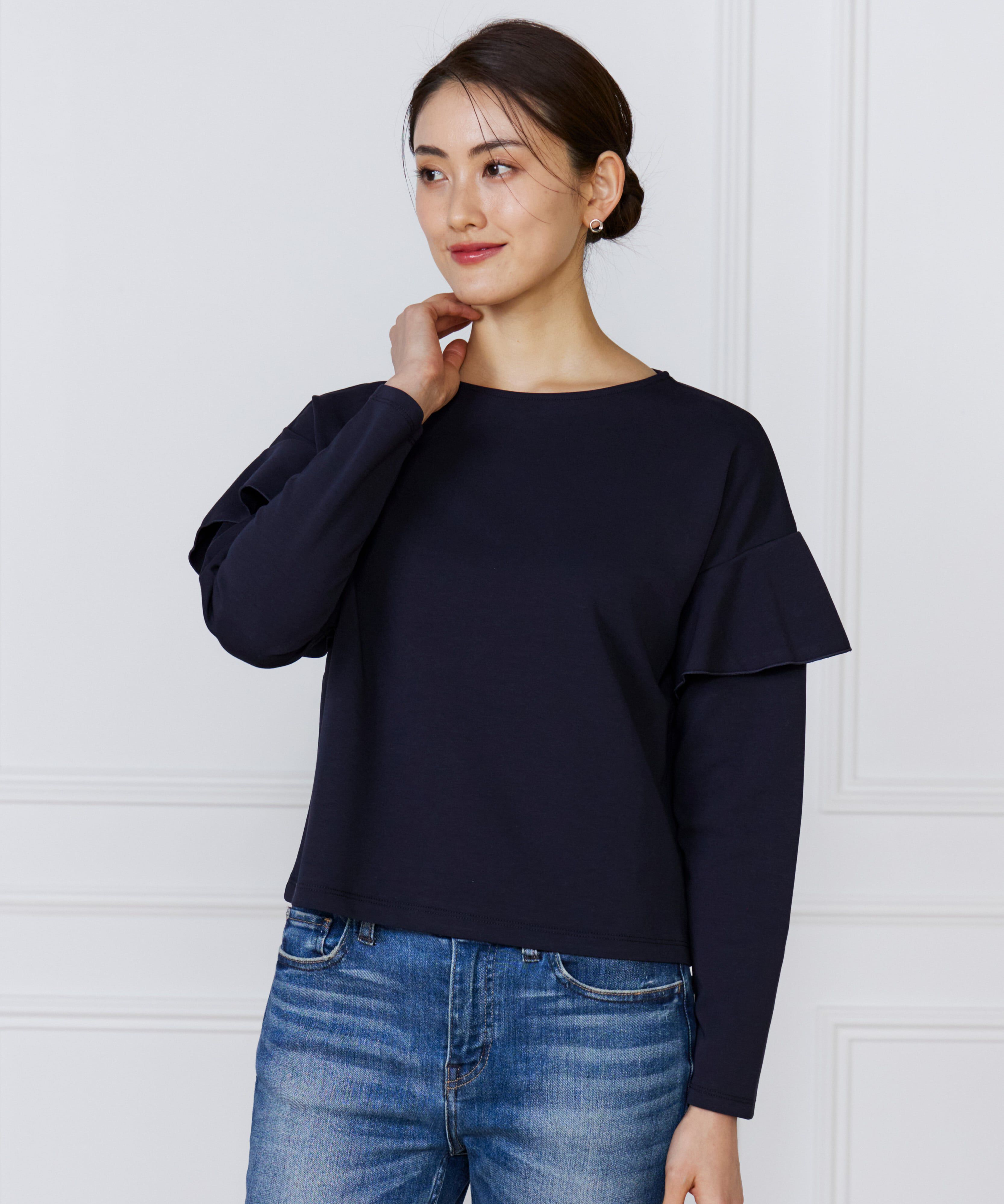 7-IDconcept.「肩フレアプルオーバー」|シャツ・ブラウス|