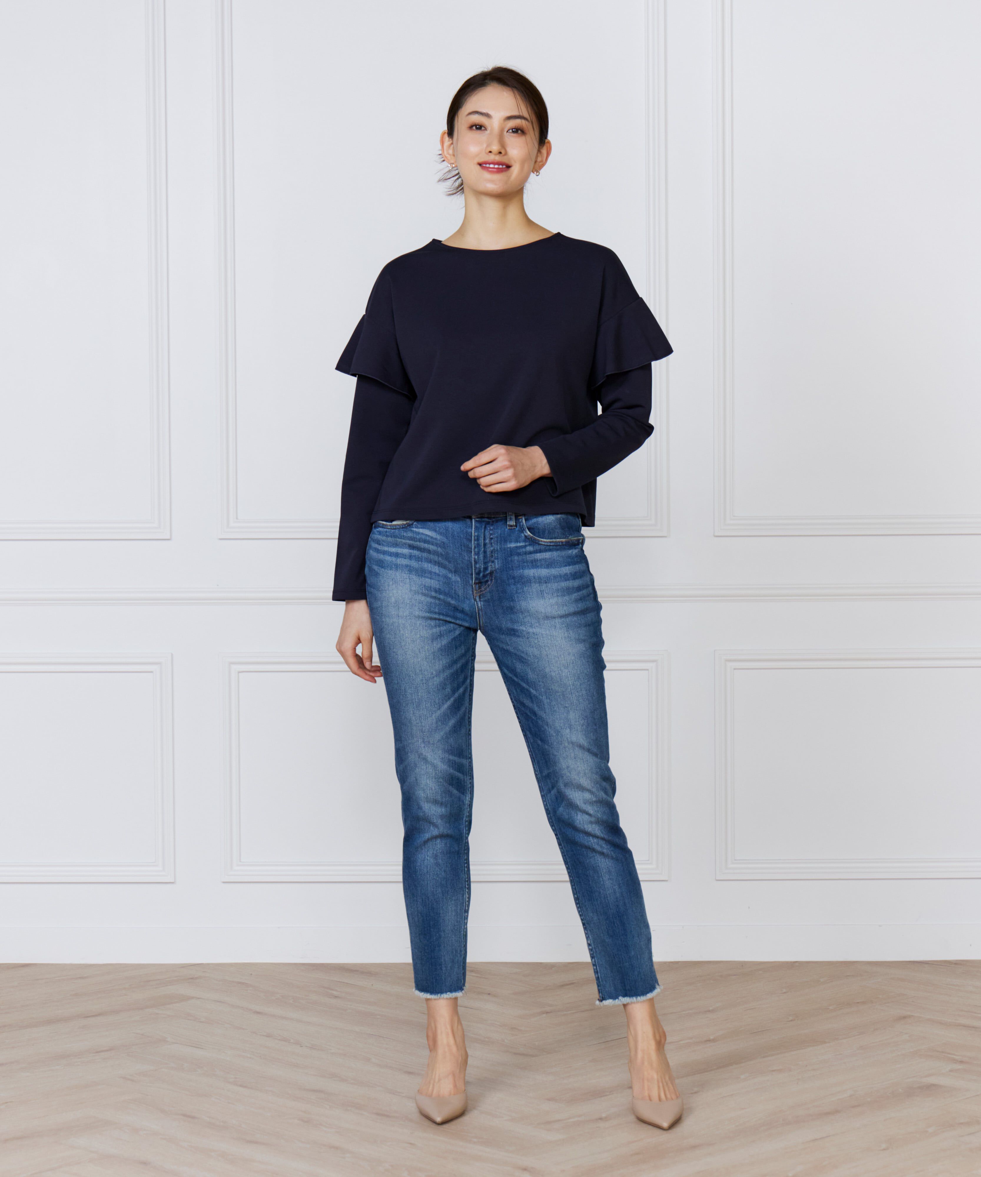 7-IDconcept.「肩フレアプルオーバー」|シャツ・ブラウス|