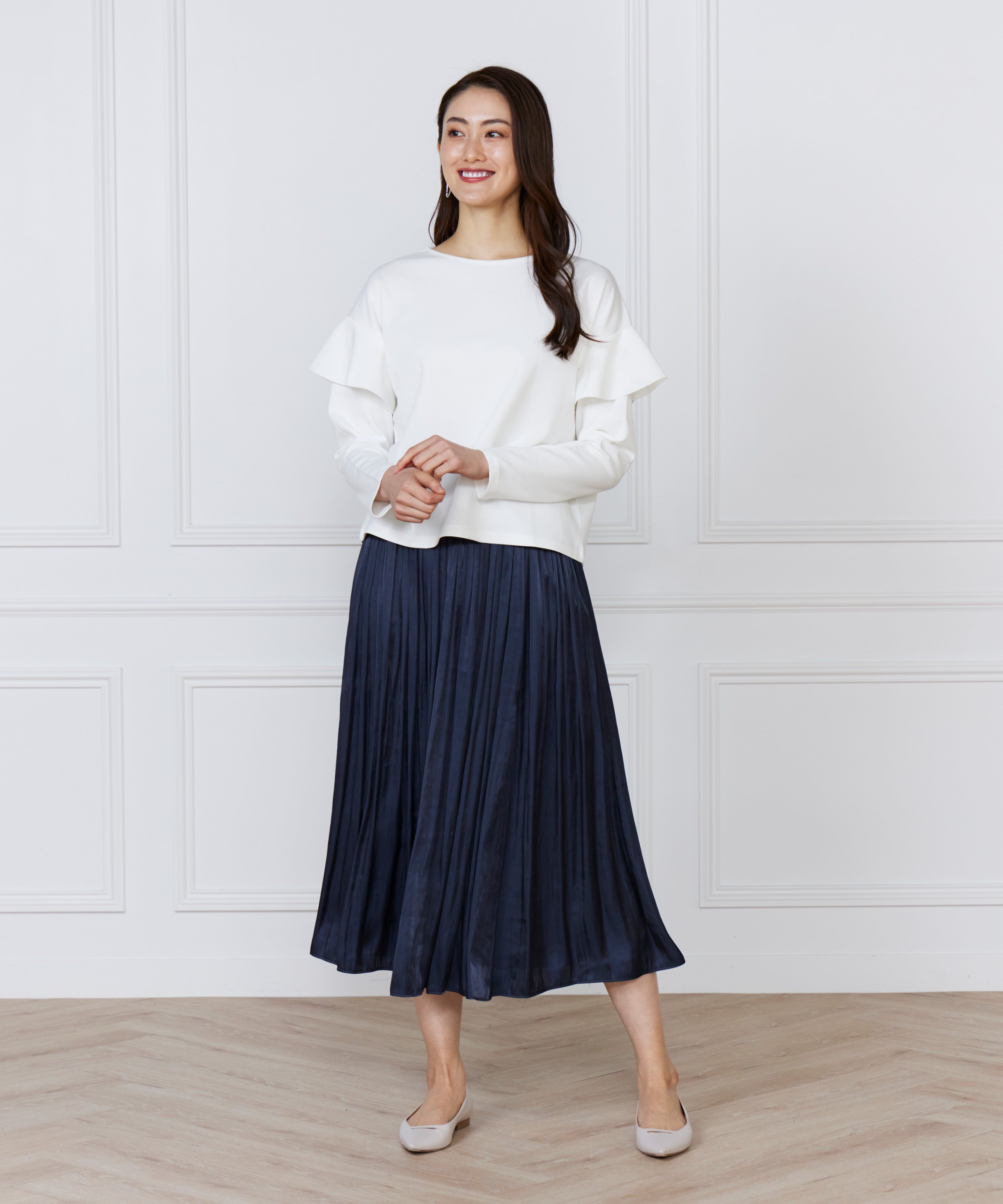 7-IDconcept.「肩フレアプルオーバー」|シャツ・ブラウス|