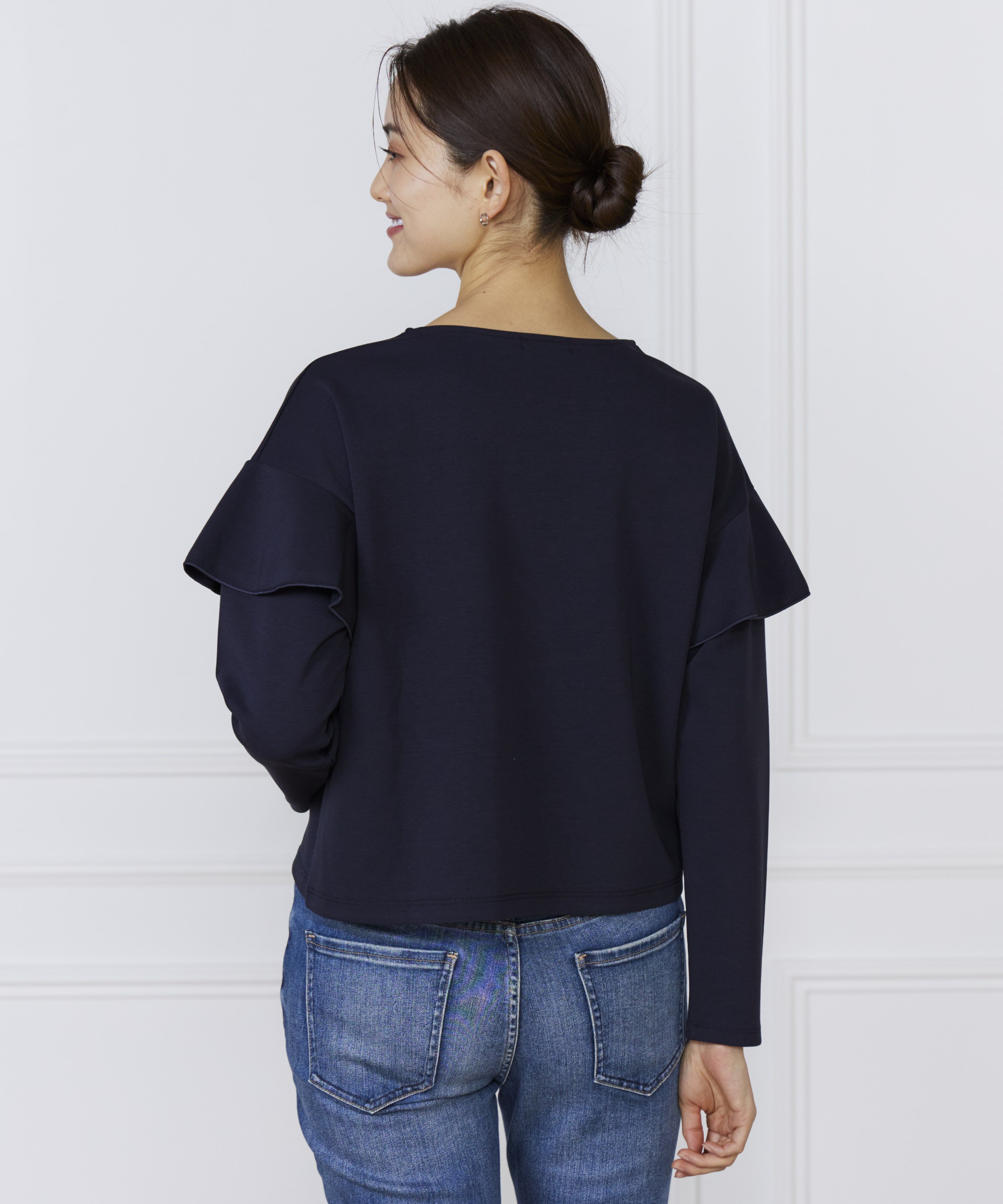 7-IDconcept.「肩フレアプルオーバー」|シャツ・ブラウス|