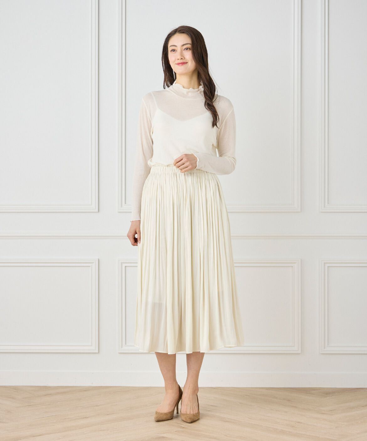 7-IDconcept.「シアーハイネックプルオーバー」|Tシャツ・カットソー|