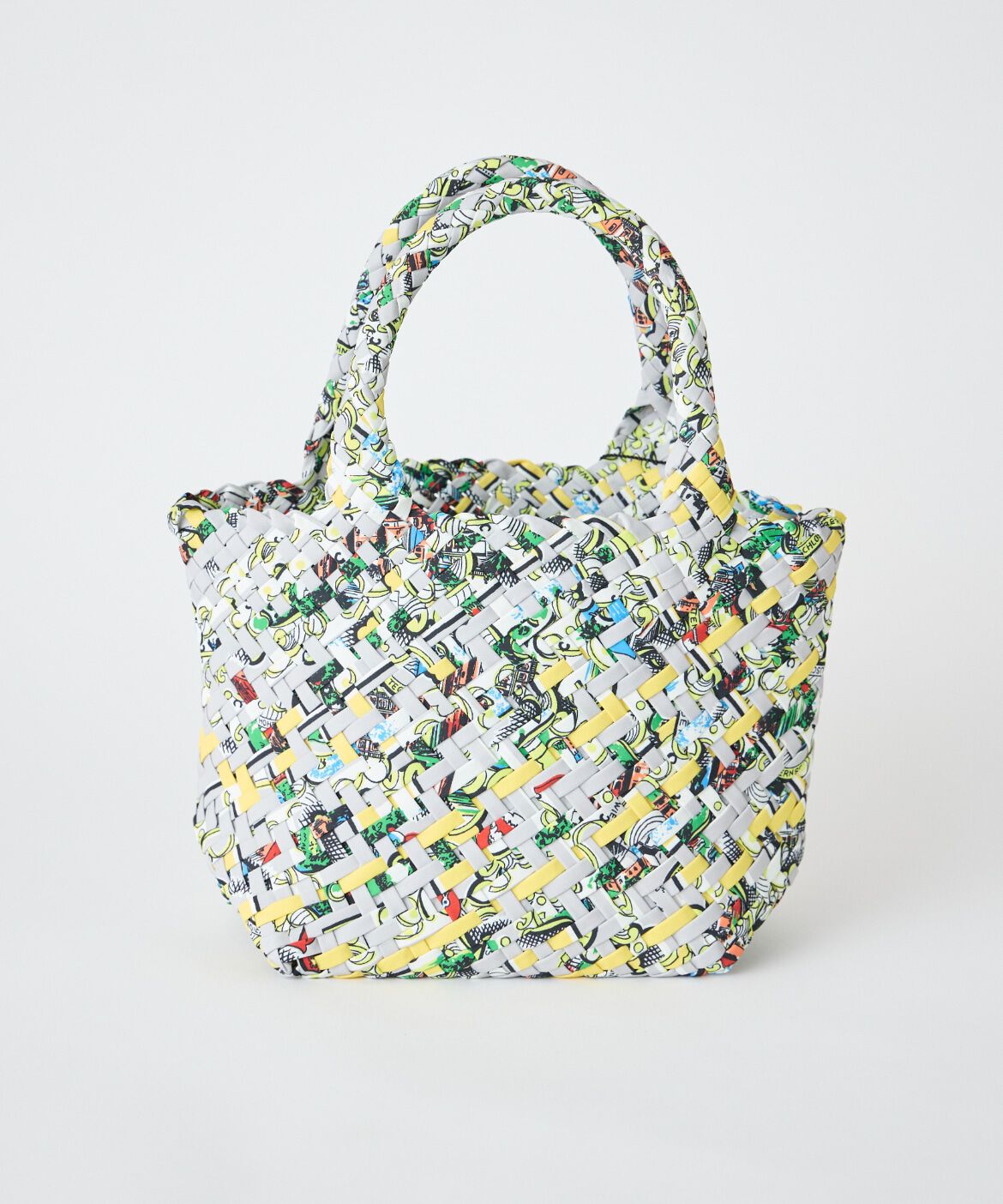 INED「《SUPERIOR CLOSET》Weaving mini bucket print バッグ《FEEL AND TASTE》」|トートバッグ|