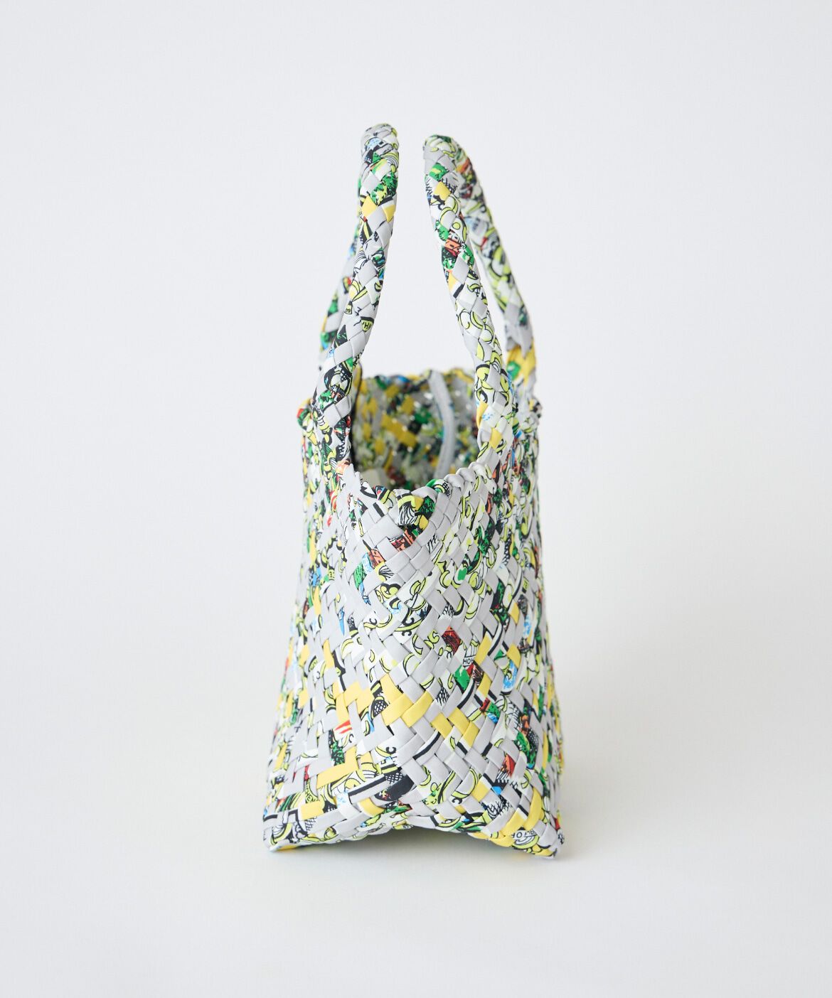 INED「《SUPERIOR CLOSET》Weaving mini bucket print バッグ《FEEL AND TASTE》」|トートバッグ|