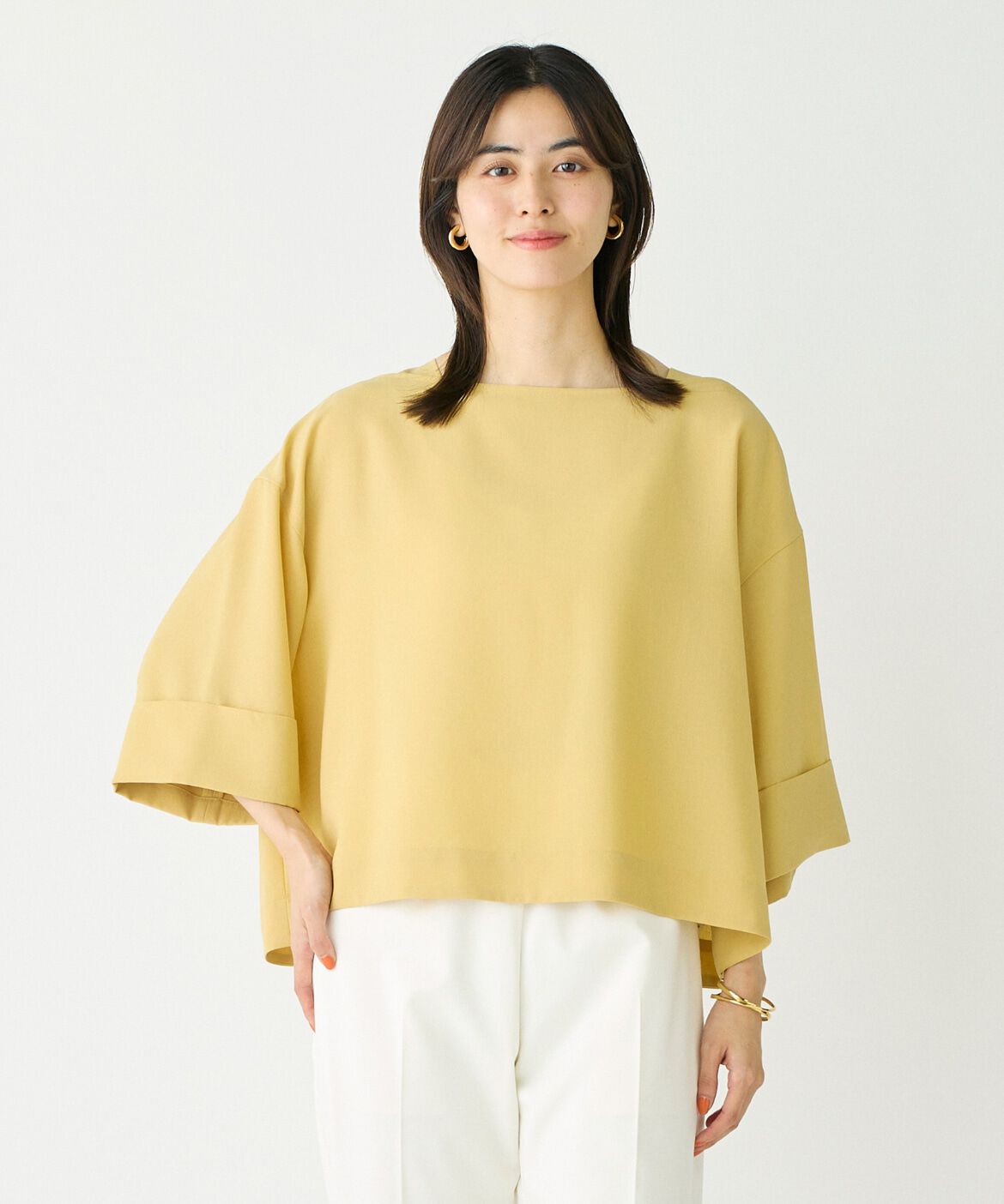 DAY by DAY it&rsquo;s international「ボートネックブラウス《BRING》」|シャツ・ブラウス|イエロー