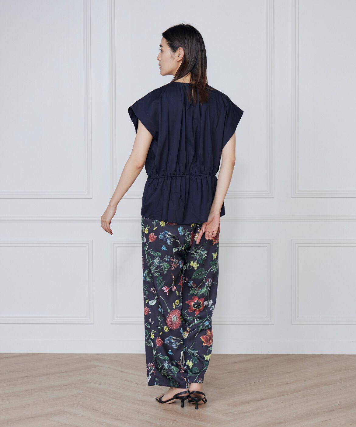 7-IDconcept.「シャーリングカットブラウス」|Tシャツ・カットソー|