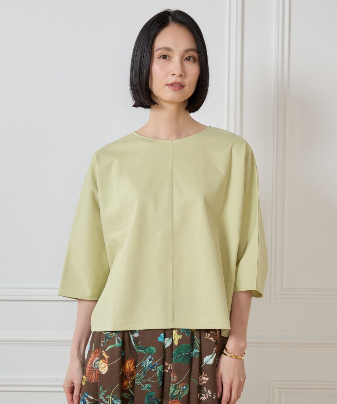 7-IDconcept.「バックジップドルマンプルオーバー」|Tシャツ・カットソー|