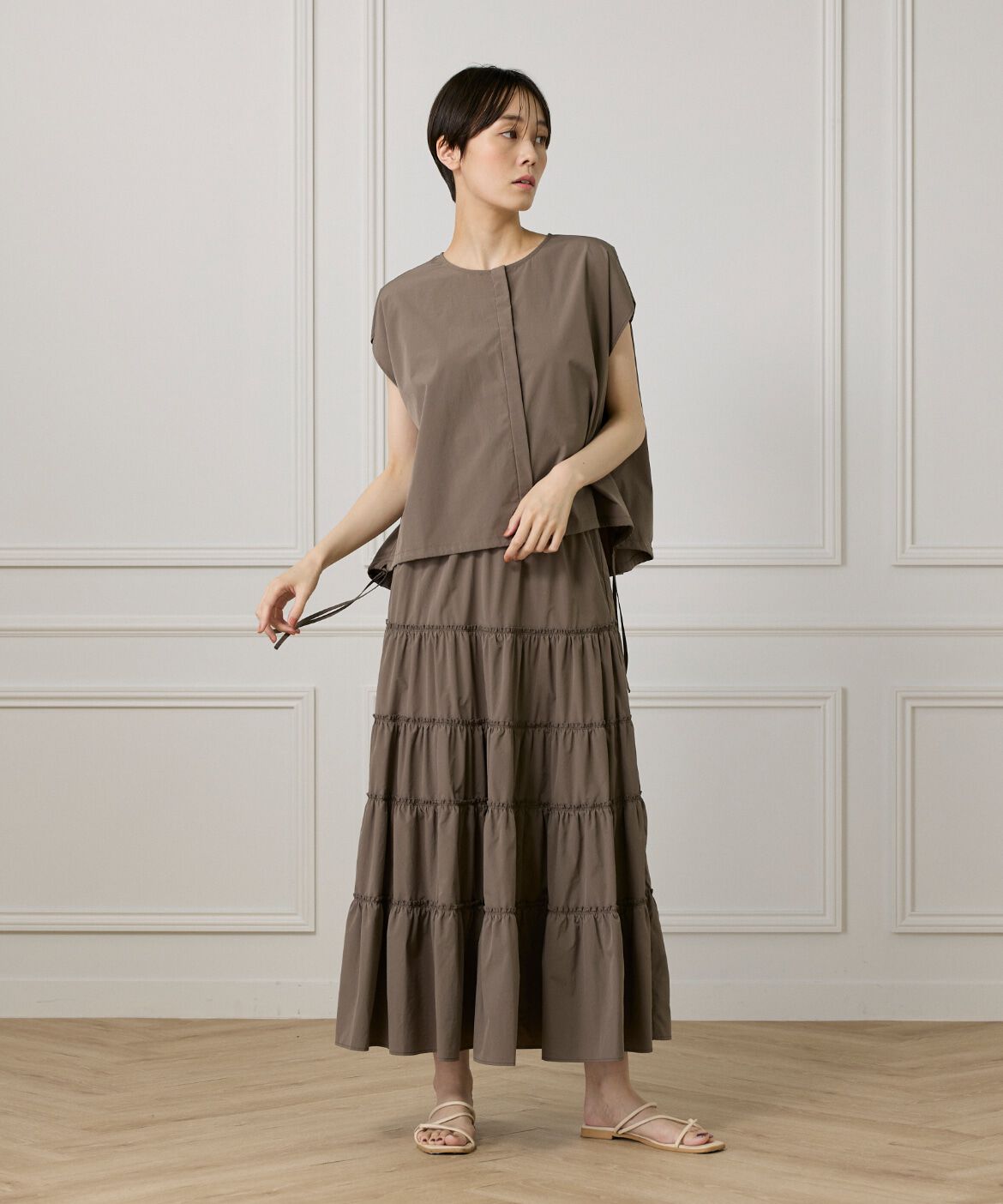 I.T.'S international「ブラウジングブラウス」|シャツ・ブラウス|