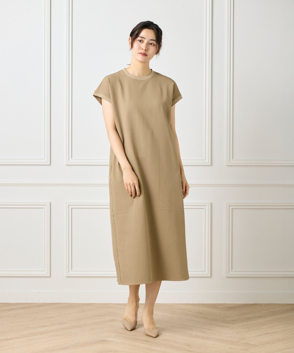 DAY by DAY it&rsquo;s international「フレンチスリーブワンピース《グランサッカー》」|ワンピース|