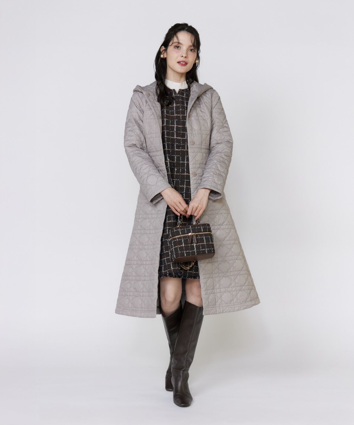 Maglie le cassetto「《ﾌﾗﾝﾄﾞﾙ45周年限定ｺﾚｸｼｮﾝ》ﾘﾝﾄﾝﾂｲｰﾄﾞﾜﾝﾋﾟｰ  」|ワンピース|