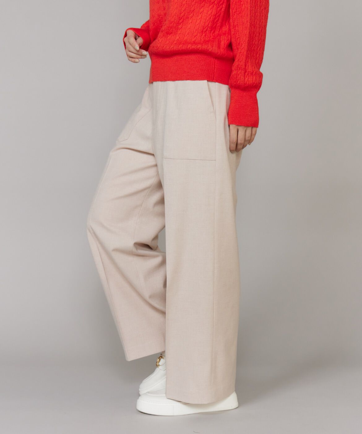 DAY by DAY it&rsquo;s international「ベイカーワイドパンツ《TRウールツイル》」|その他|ベージュ2