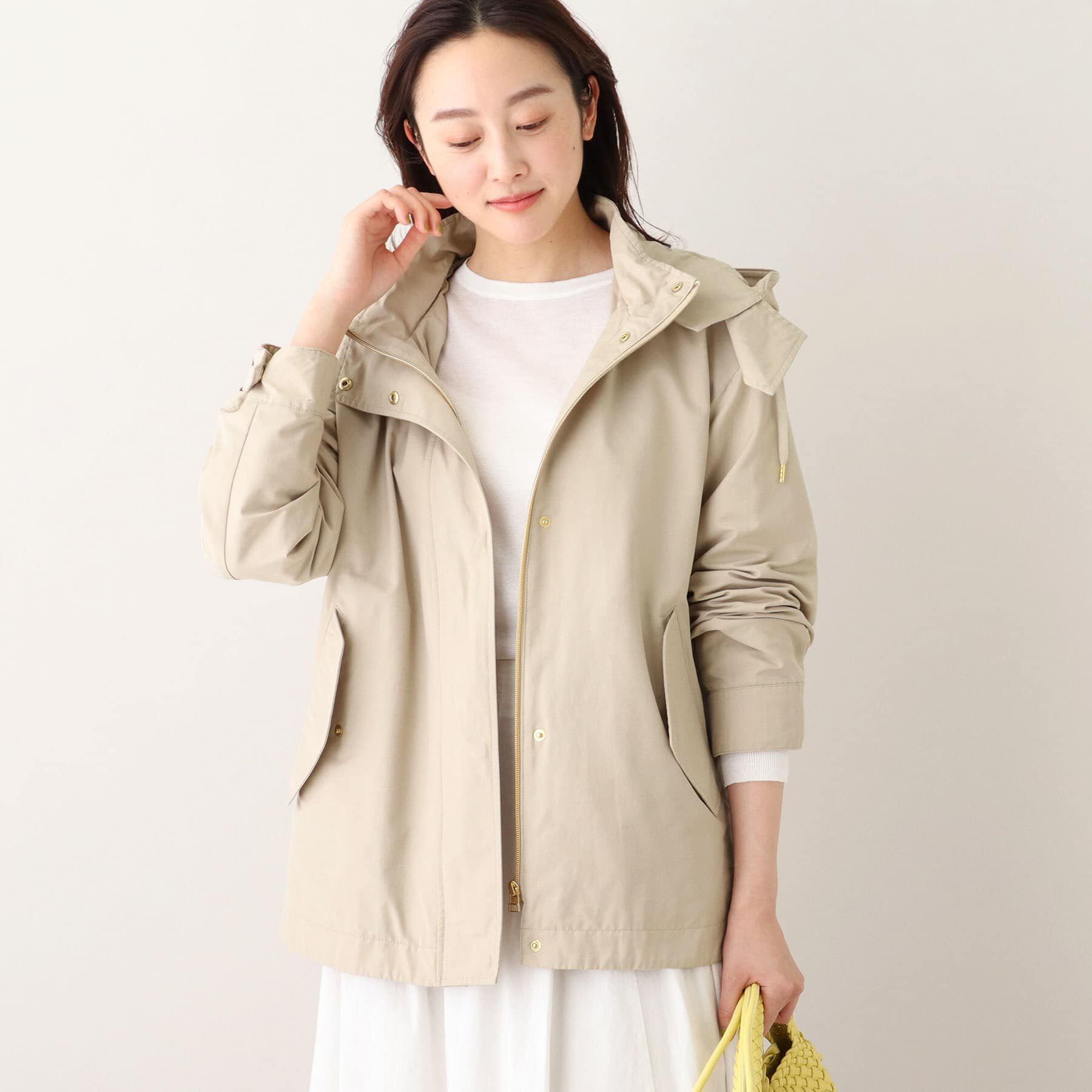 UNTITLED「【洗える／撥水／総裏】2WAY マウンテンパーカ」|ブルゾン・スタジャン|ライトベージュ(05