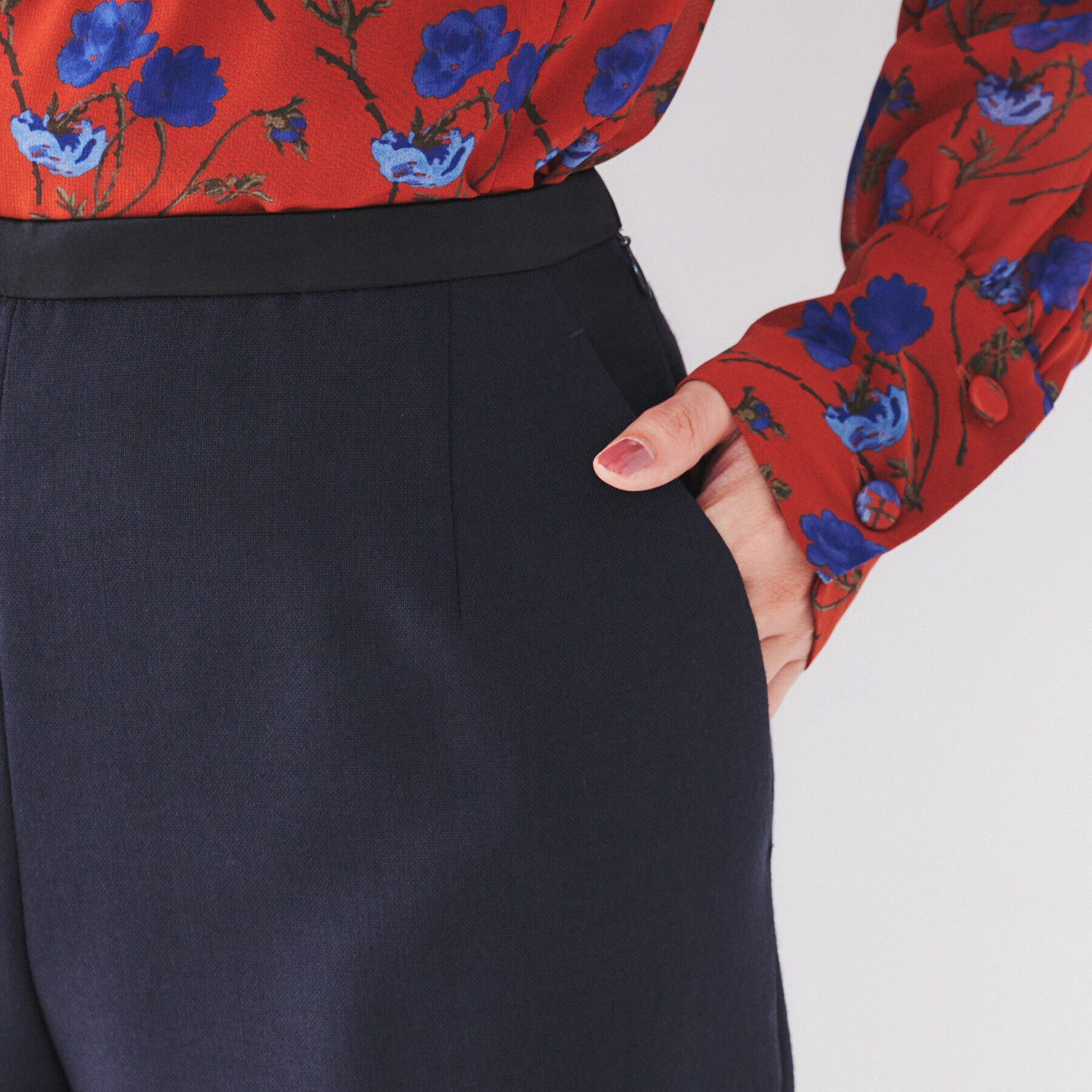 UNTITLED「【セットアップ可能/細身シルエット】オックスペンシルパンツ」|その他|