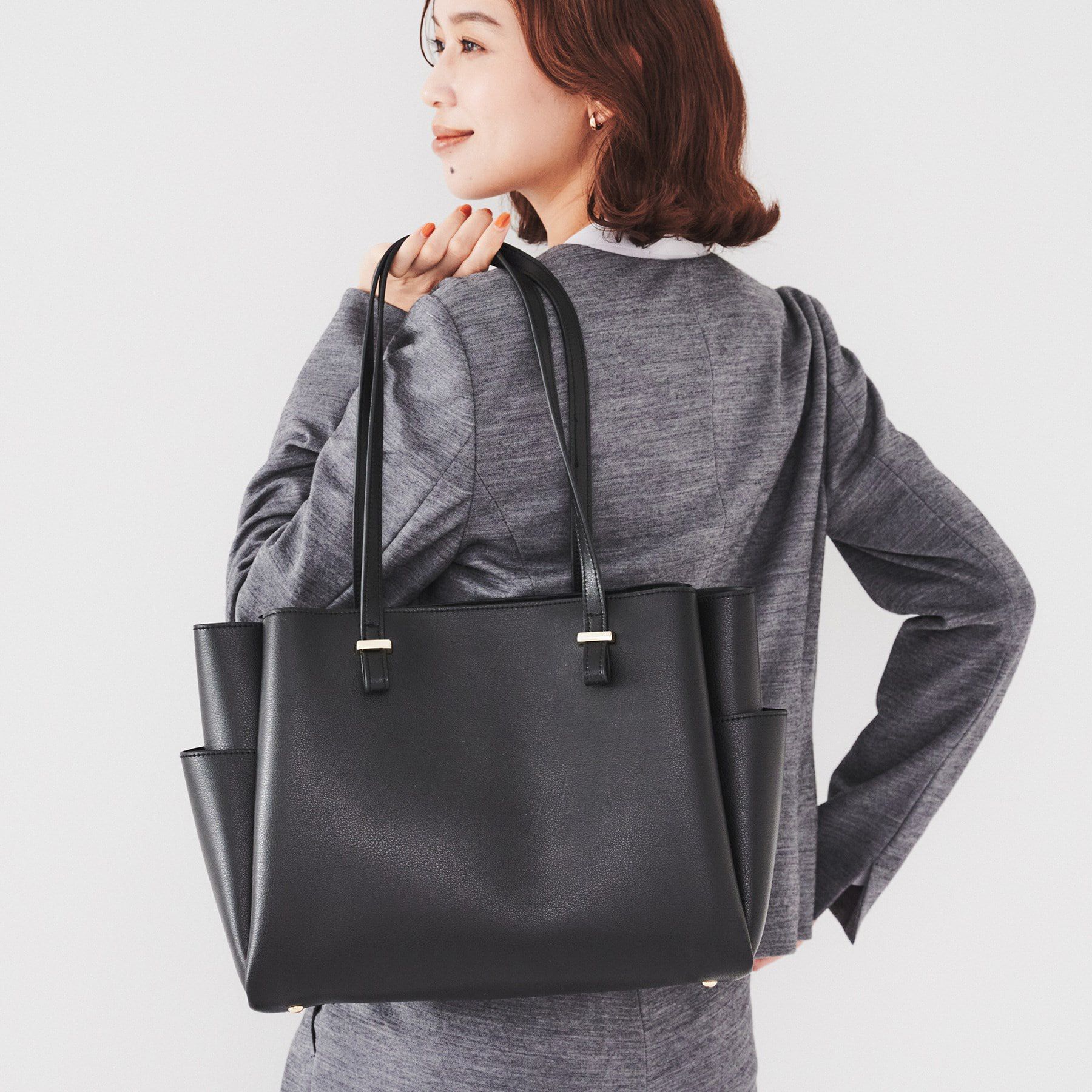 UNTITLED「【A4書類・PC収納可】ライトトート」|トートバッグ|