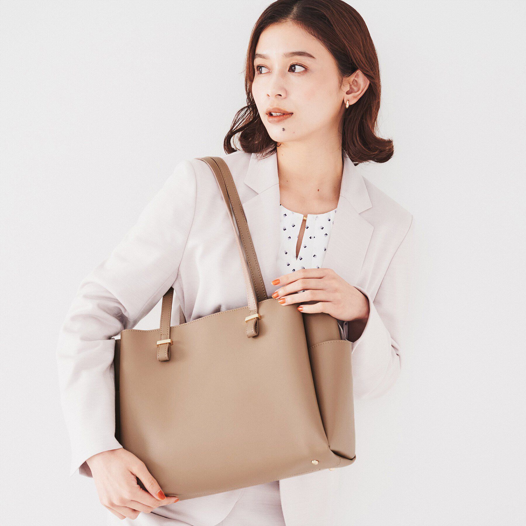 UNTITLED「【A4書類・PC収納可】ライトトート」|トートバッグ|