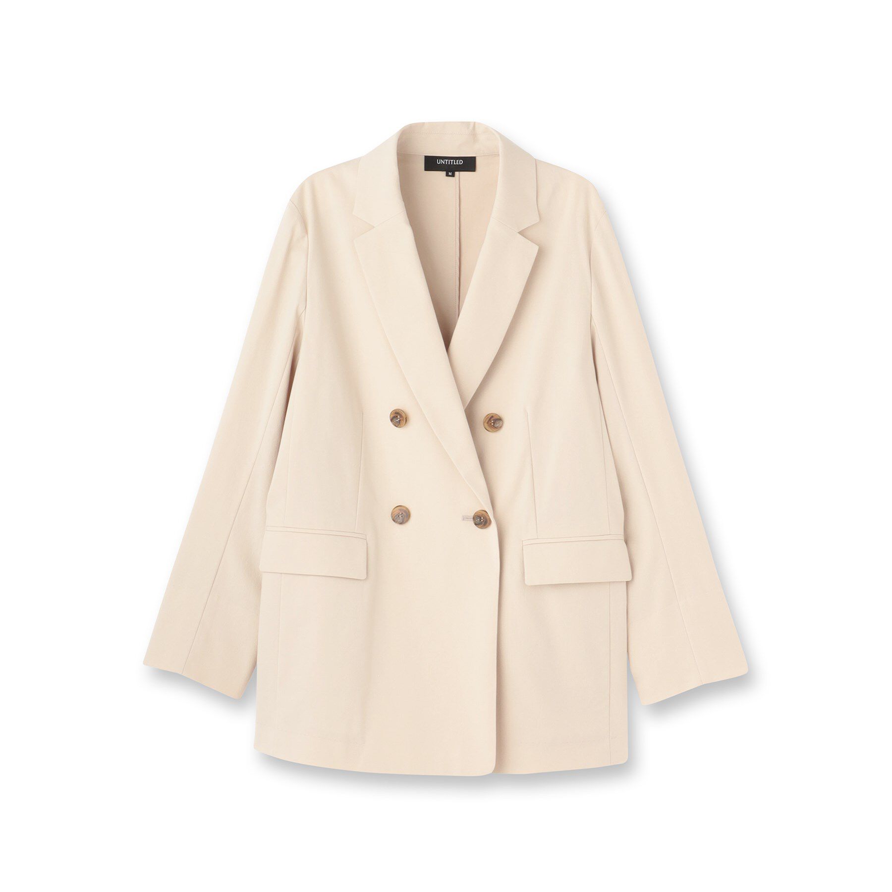UNTITLED「【セットアップ可能／オンオフ】ラミー混 ダブルブレストジャケット」|テーラードジャケット|