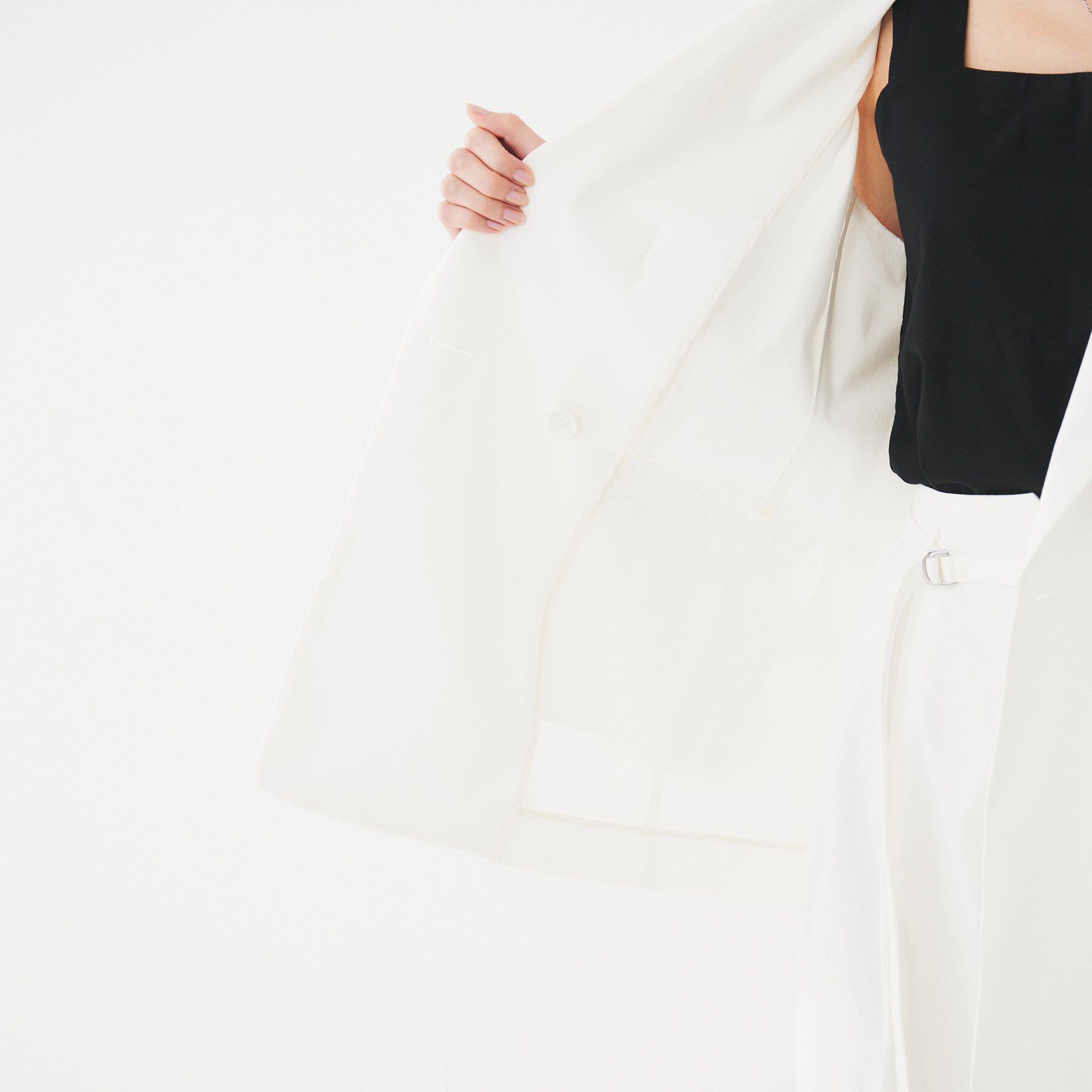 UNTITLED「【セットアップ可能／オンオフ】ラミー混 ダブルブレストジャケット」|テーラードジャケット|