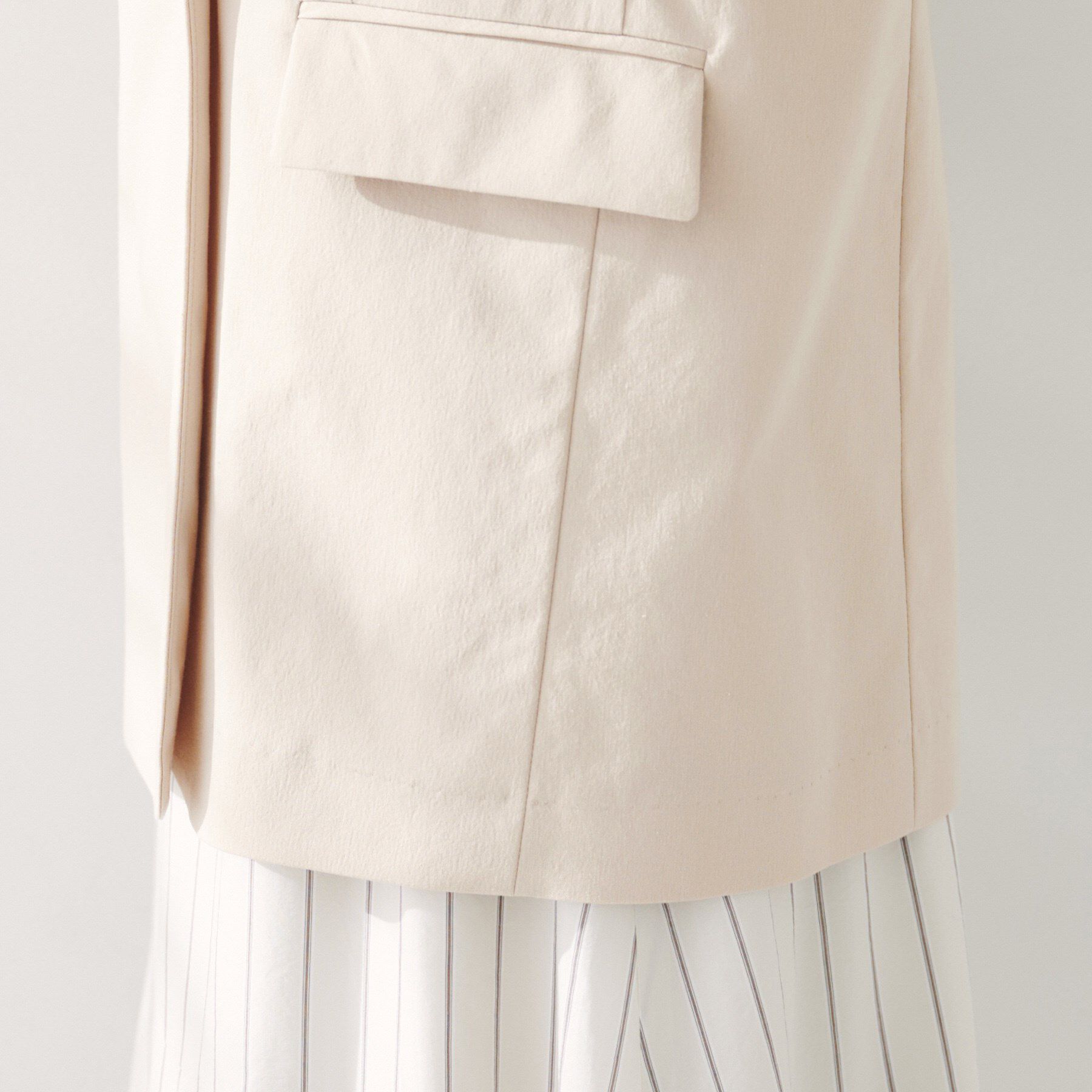 UNTITLED「【セットアップ可能／オンオフ】ラミー混 ダブルブレストジャケット」|テーラードジャケット|