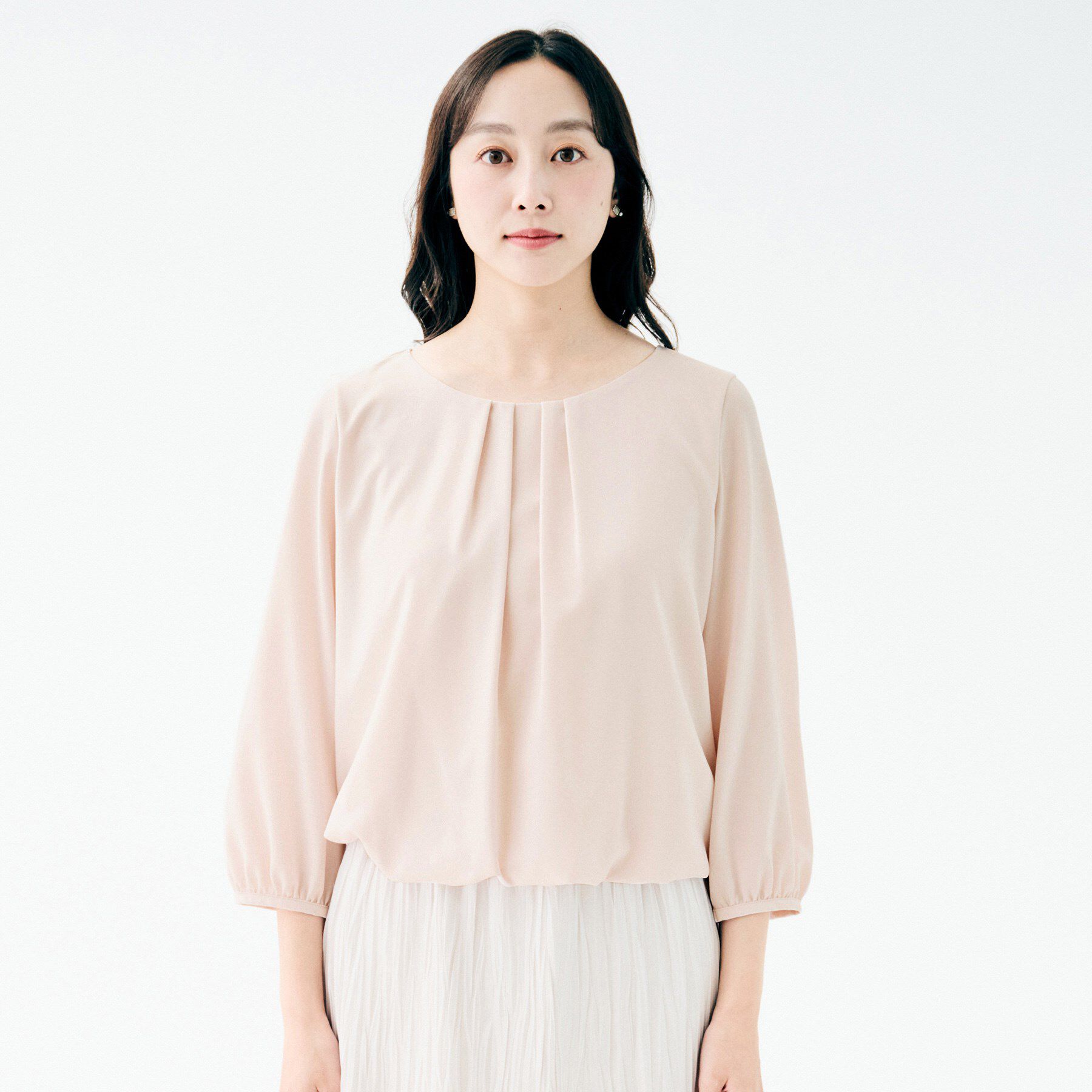 UNTITLED「タックブラウス」|シャツ・ブラウス|