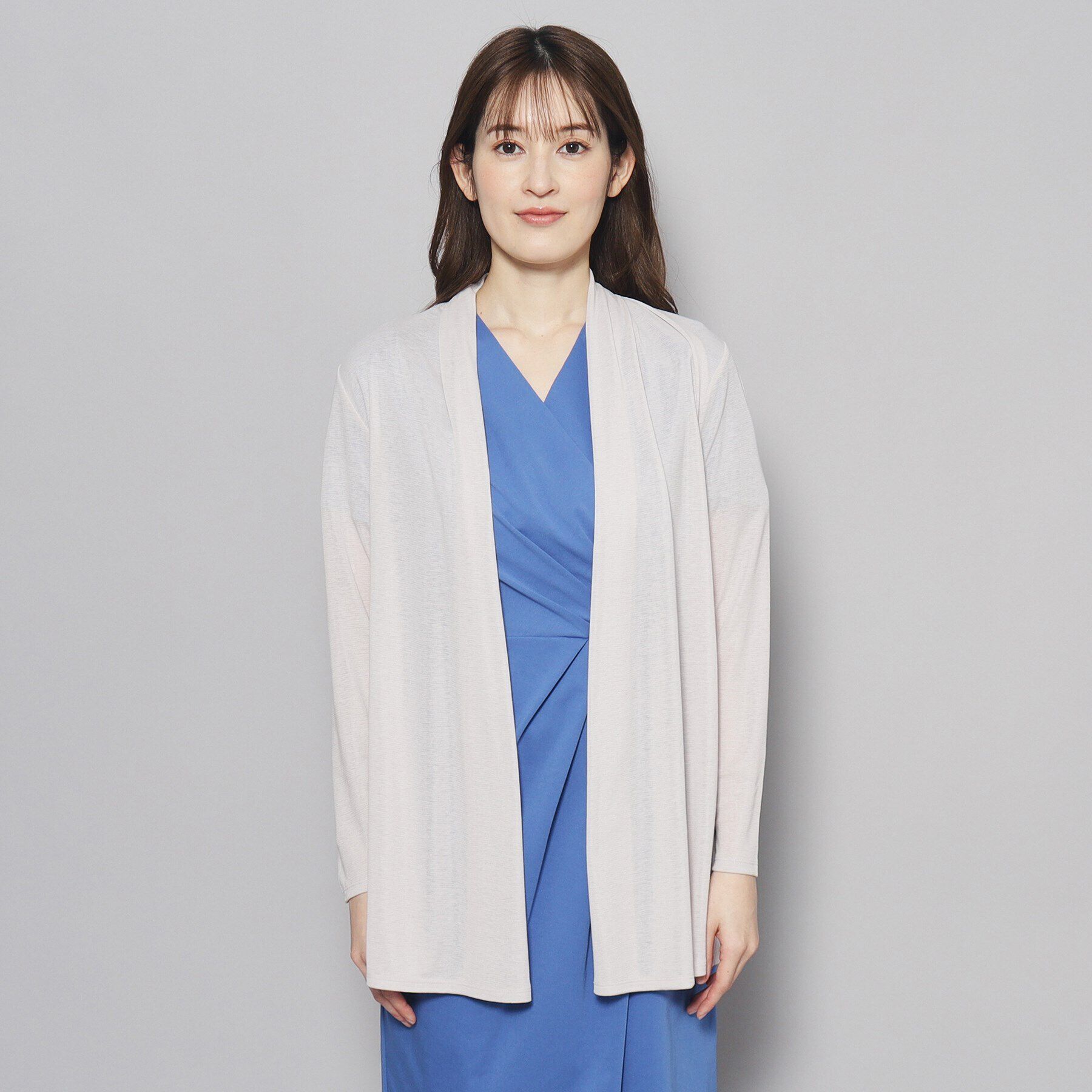 COUP DE CHANCE「【洗える／日本製／UV対策／接触冷感】夏におすすめ！定番ジャージ素材カーディガン」|カーディガン|