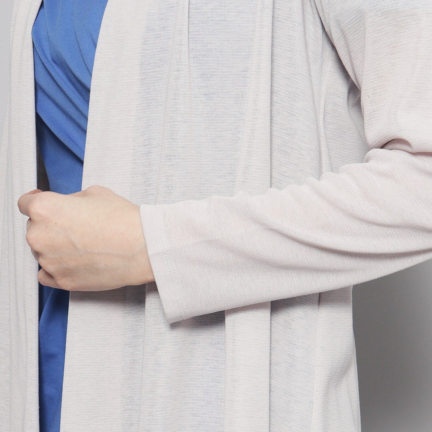 COUP DE CHANCE「【洗える／日本製／UV対策／接触冷感】夏におすすめ！定番ジャージ素材カーディガン」|カーディガン|