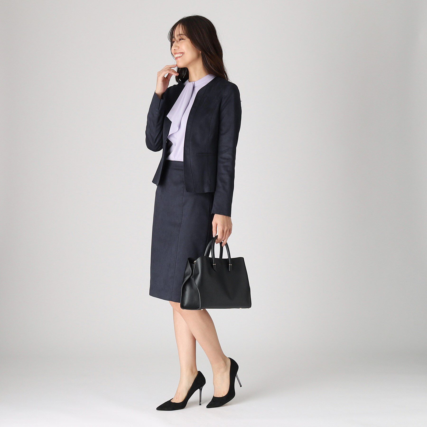 COUP DE CHANCE「【洗える／日本製】ノーカラージャケット」|ノーカラージャケット|