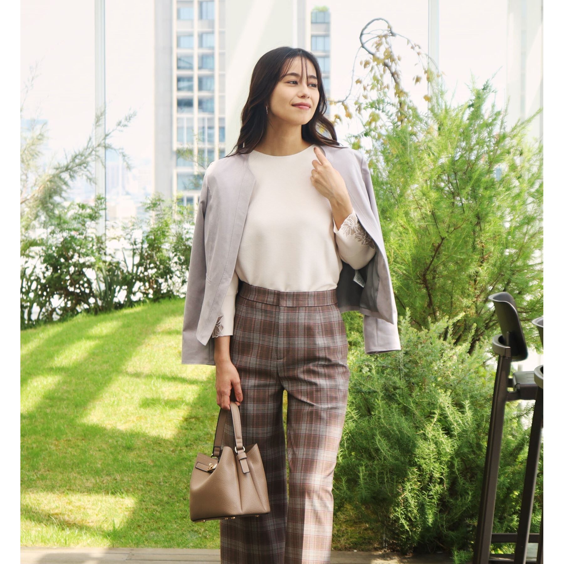 COUP DE CHANCE「【洗える／日本製】ノーカラージャケット」|ノーカラージャケット|