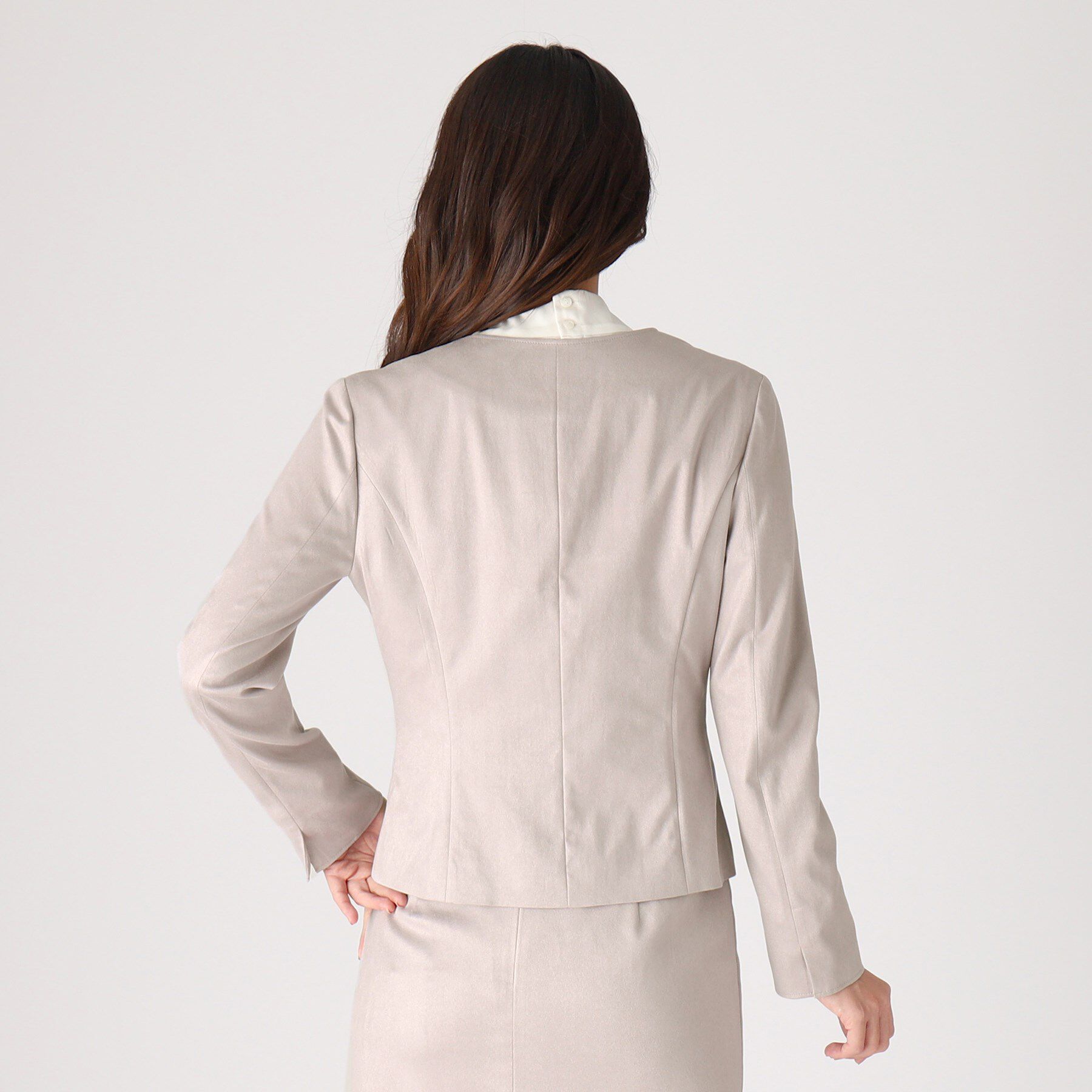 COUP DE CHANCE「【洗える／日本製】ノーカラージャケット」|ノーカラージャケット|