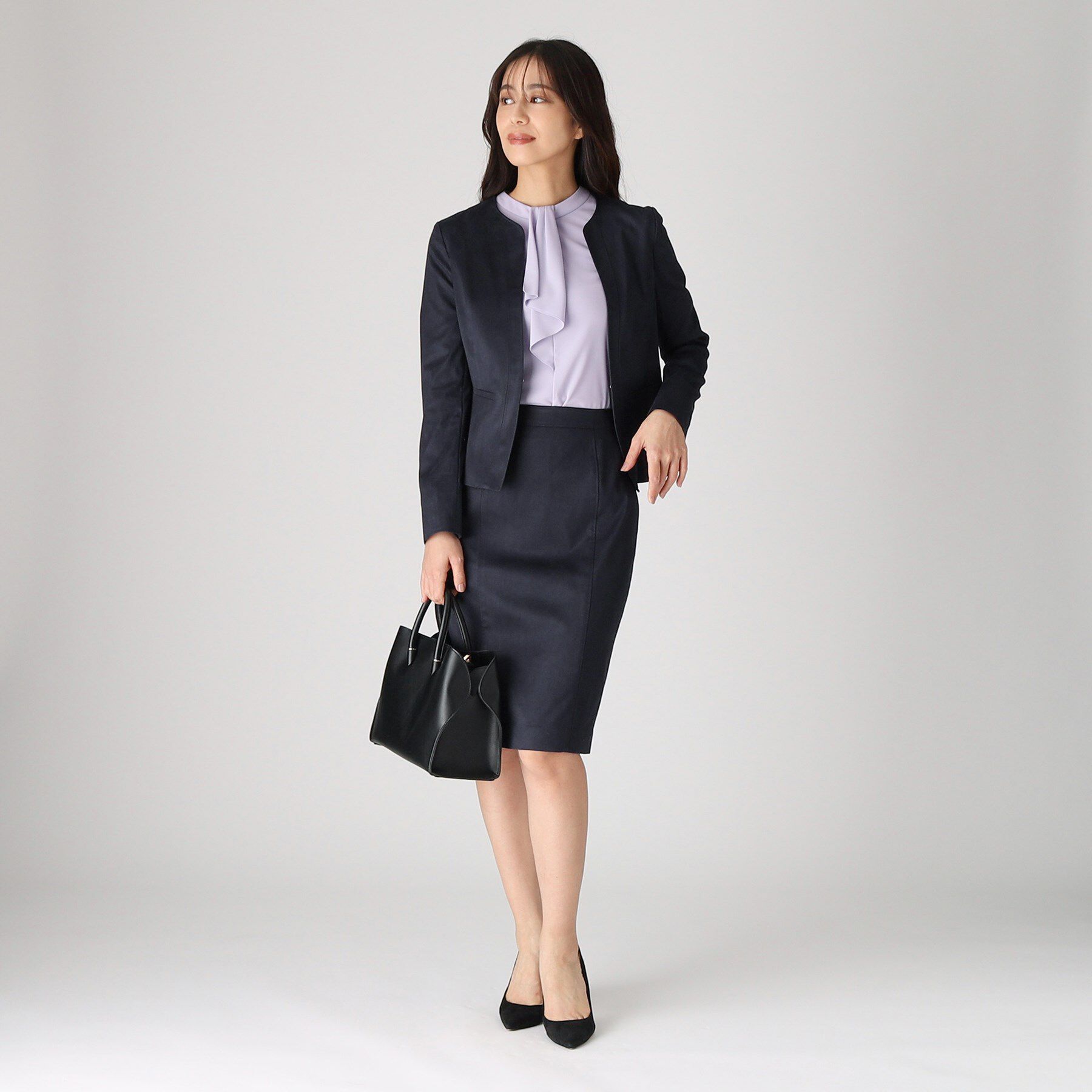 COUP DE CHANCE「【洗える／日本製】スェード調素材タイトスカート」|スカート|