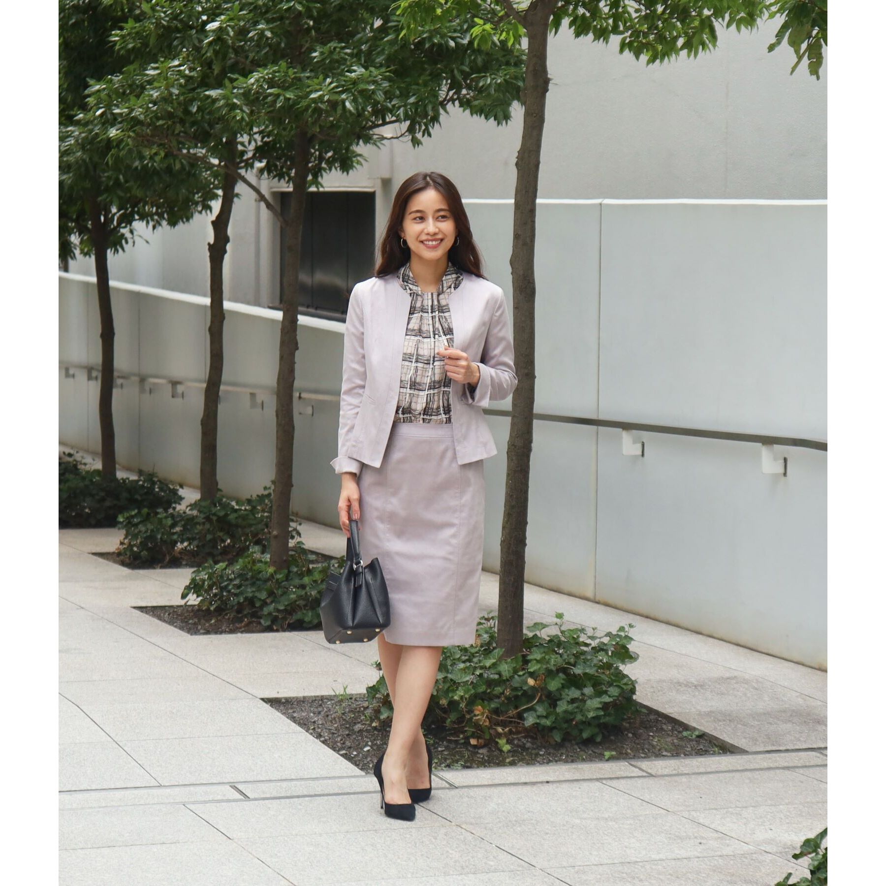 COUP DE CHANCE「【洗える／日本製】スェード調素材タイトスカート」|スカート|