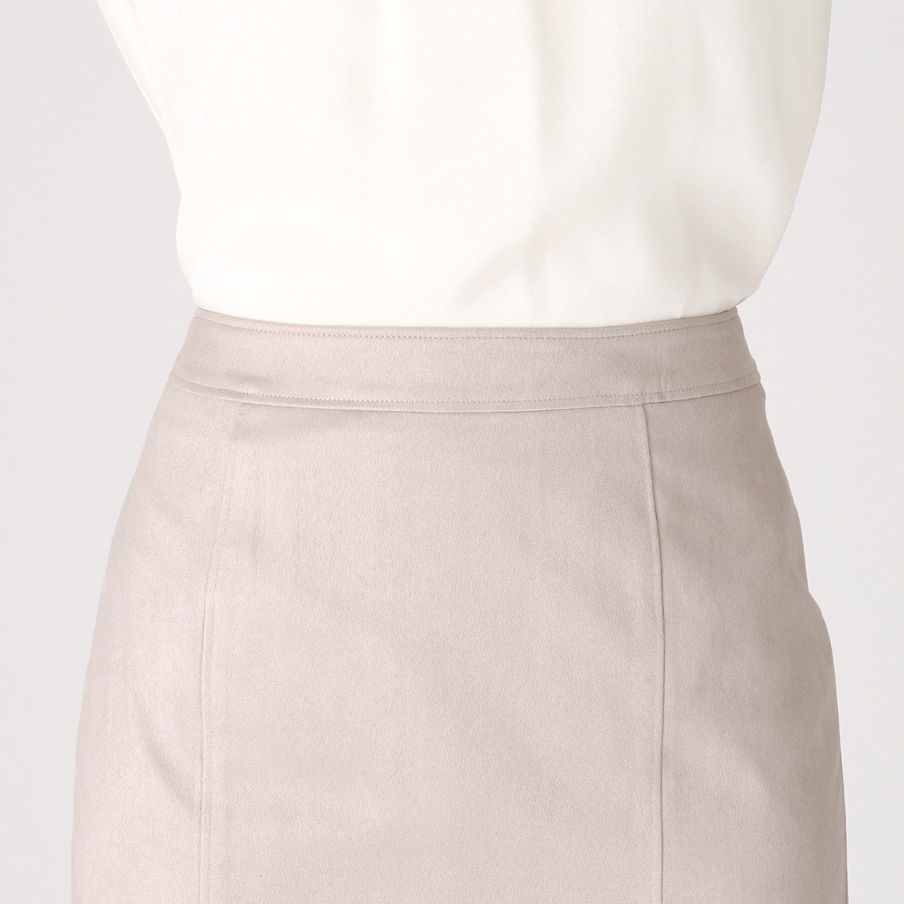 COUP DE CHANCE「【洗える／日本製】スェード調素材タイトスカート」|スカート|