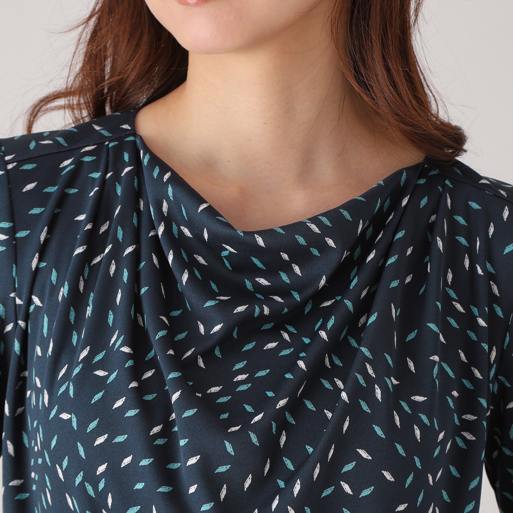 COUP DE CHANCE「【洗える／日本製】ジオメトリック柄カットソー」|Tシャツ・カットソー|